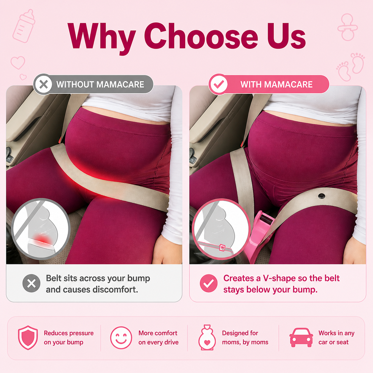 Pregnancy Safety Belt